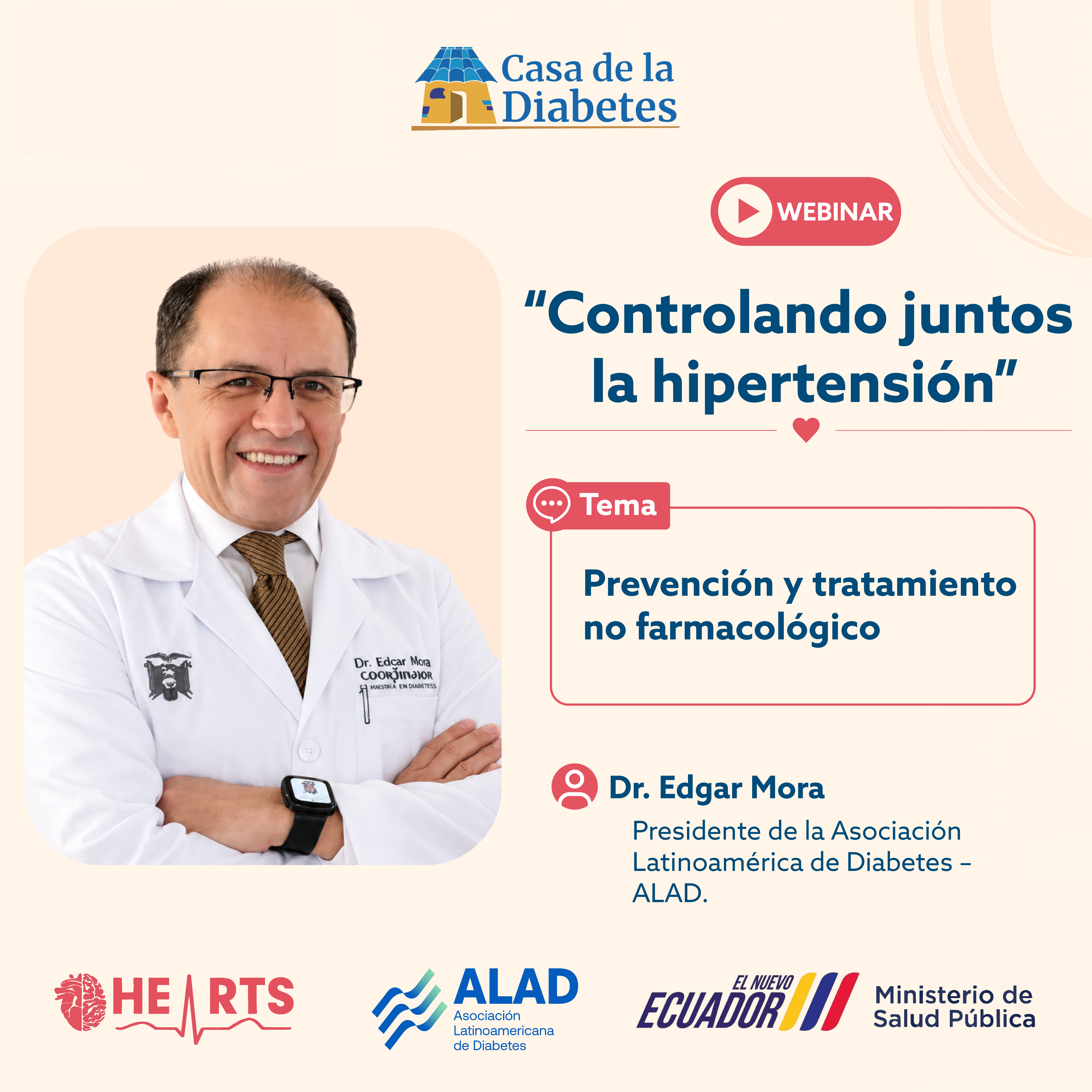 Ponente del webinar