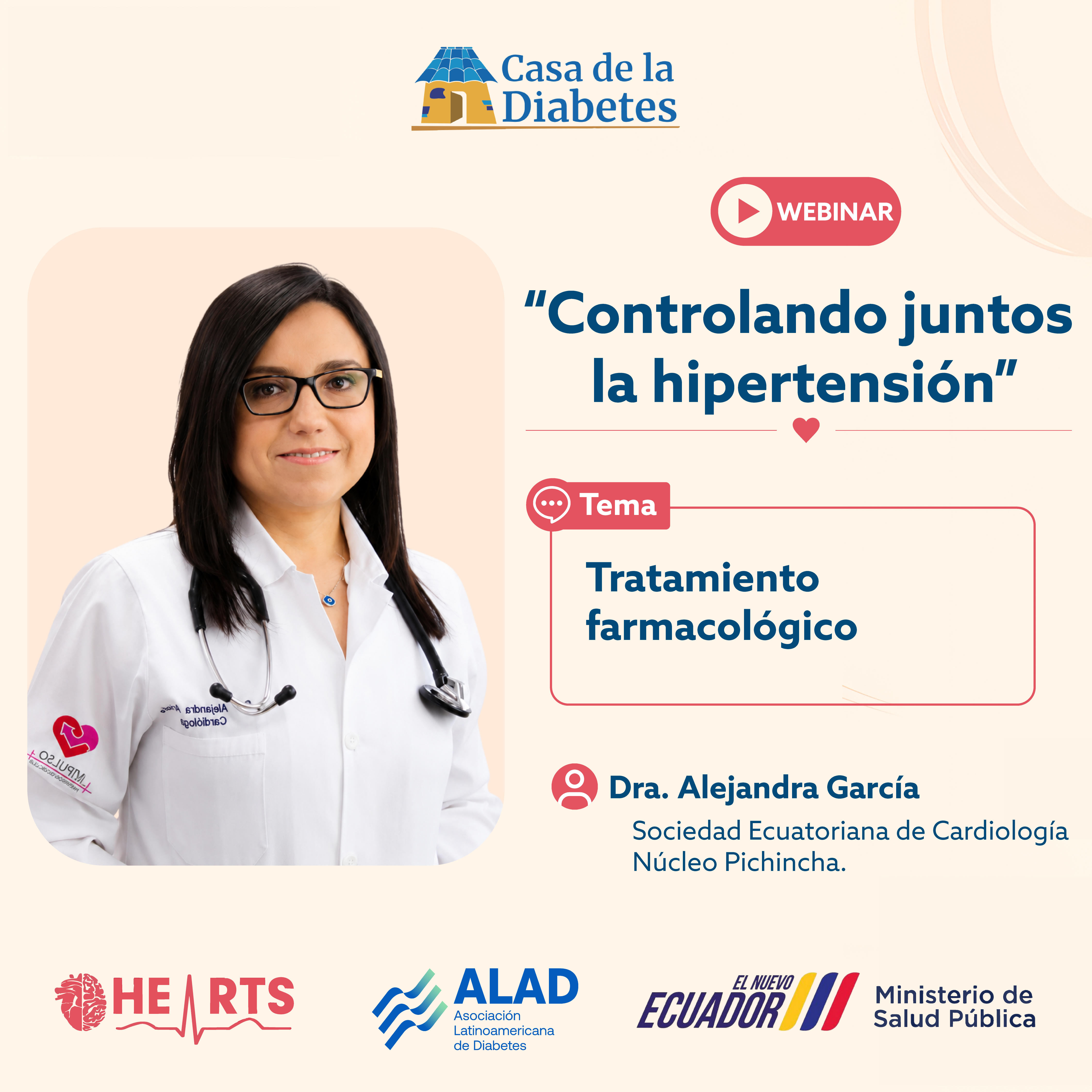 Ponente del webinar