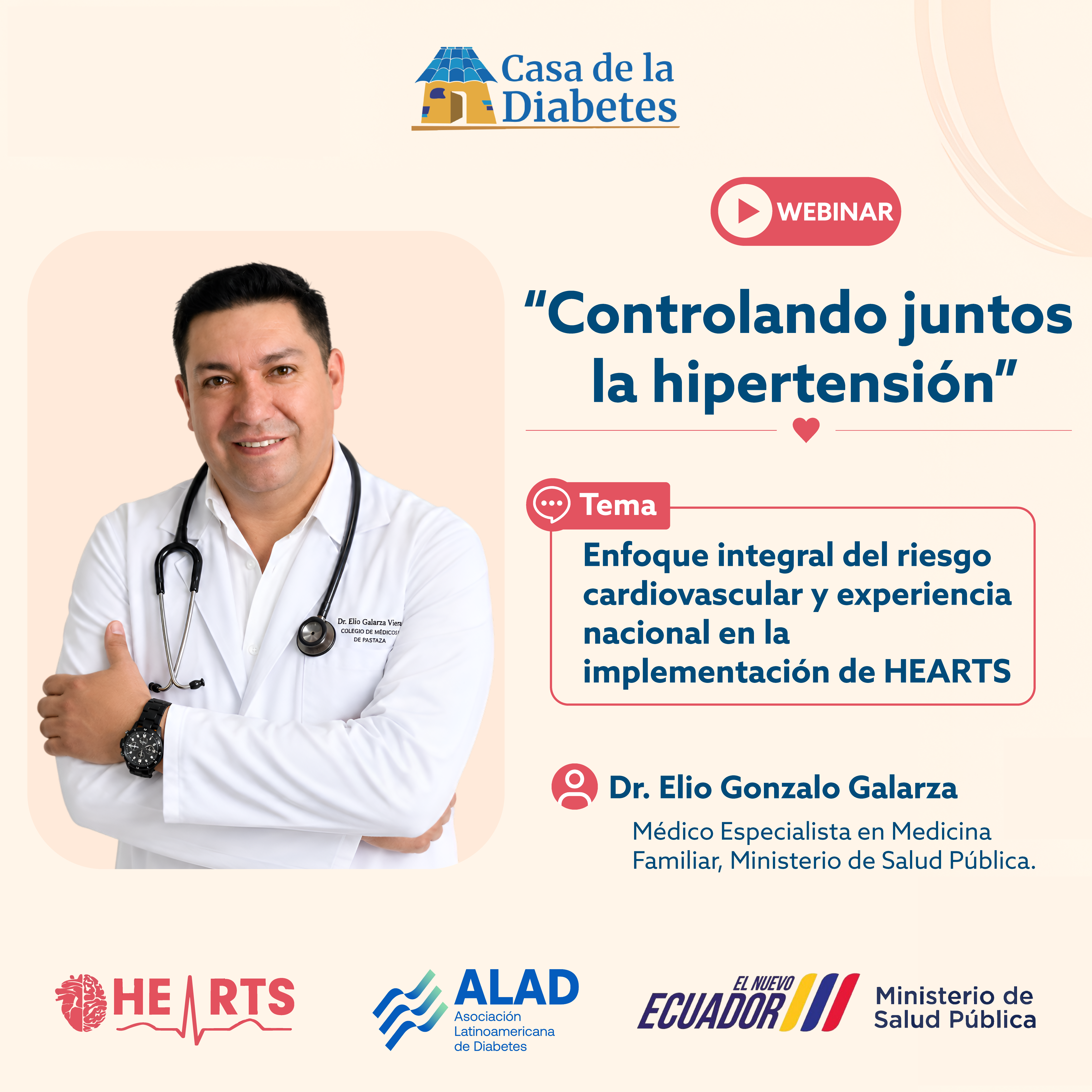 Ponente del webinar