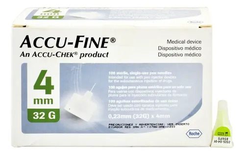 AGUJAS ACC FINE 4 MM